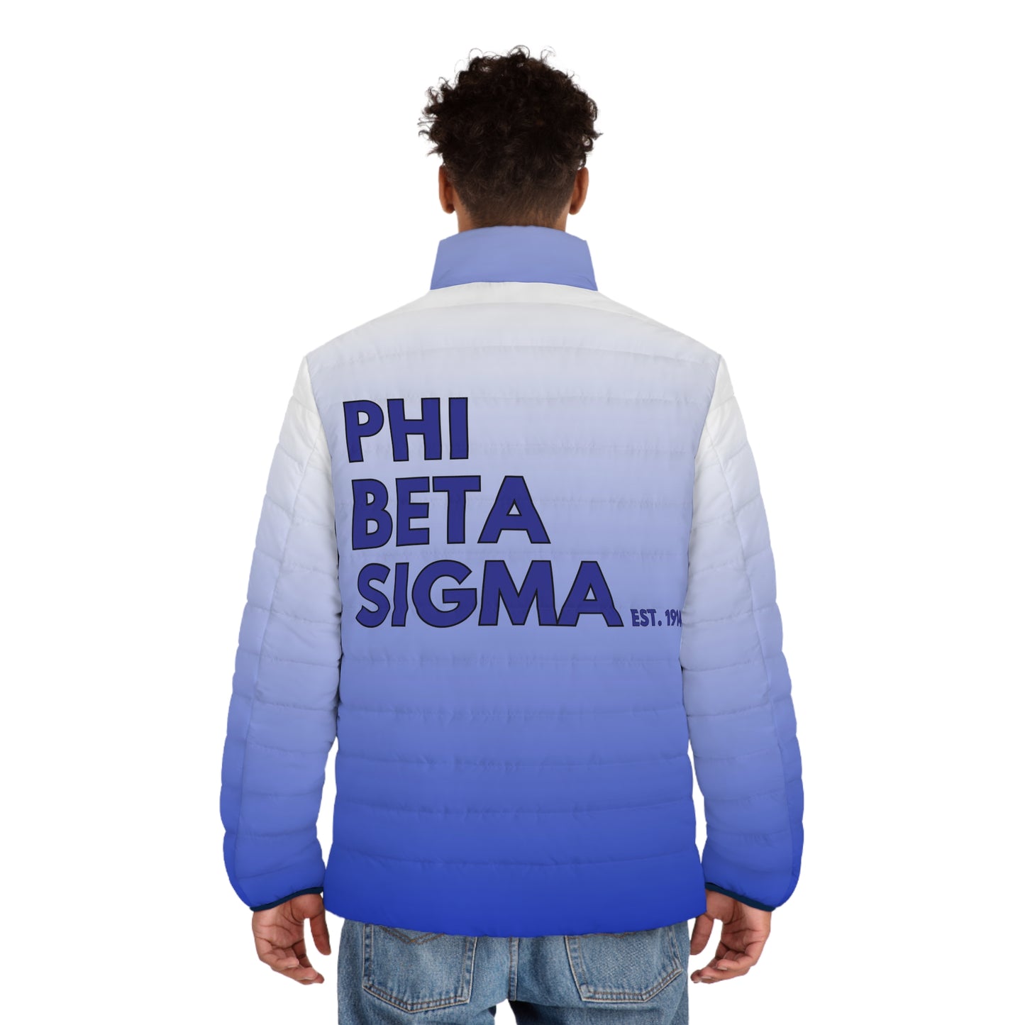 Sigma Omega Men's Puffer Jacket