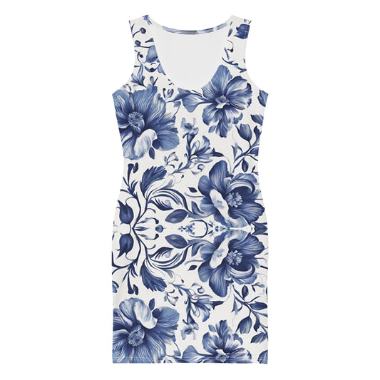 Zeta Floral Body Con Dress