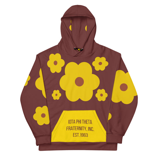 Iota Flat Flower Hoodie