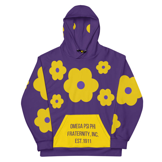 Omega Flat Flower Hoodie