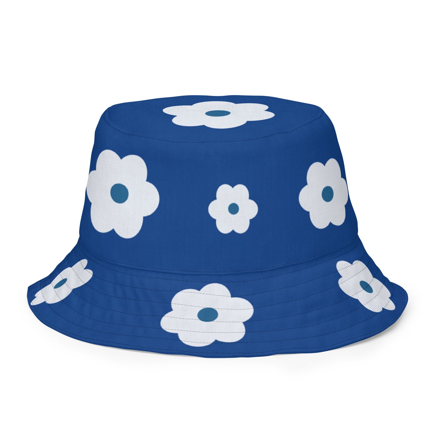 Sigma Flat Flower Reversible bucket hat