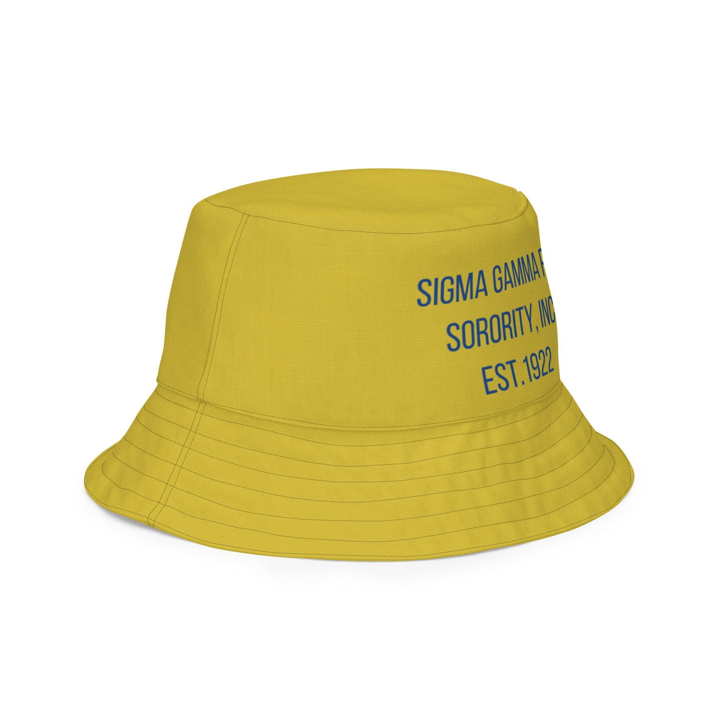 SGRho Flat Flower Reversible bucket hat