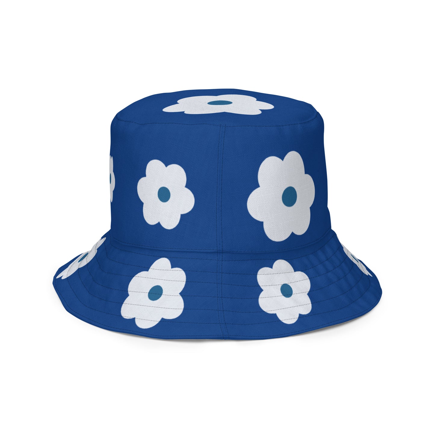 Sigma Flat Flower Reversible bucket hat