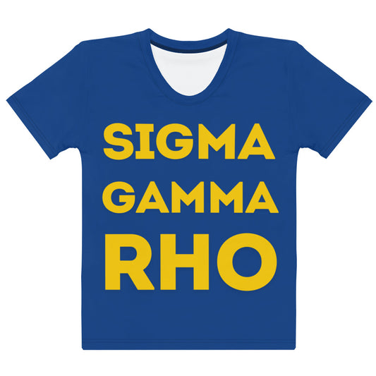 Sigma Gamma Rho Big Letter T-shirt