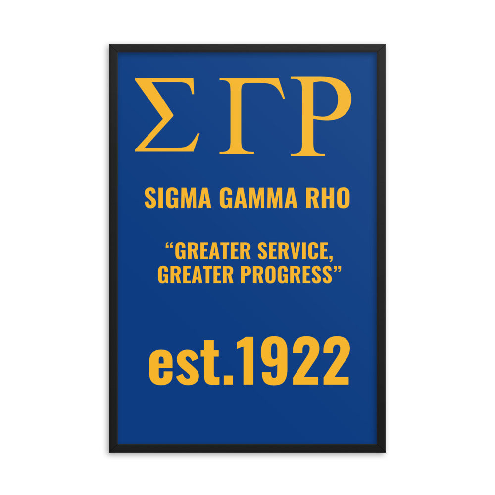 SGRho Legacy Framed poster